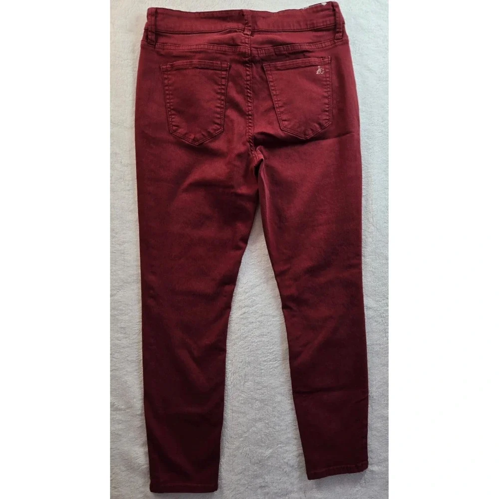 Women's Sam‎ Edelman Burgundy The Kitten Skinny Jeans Size 8